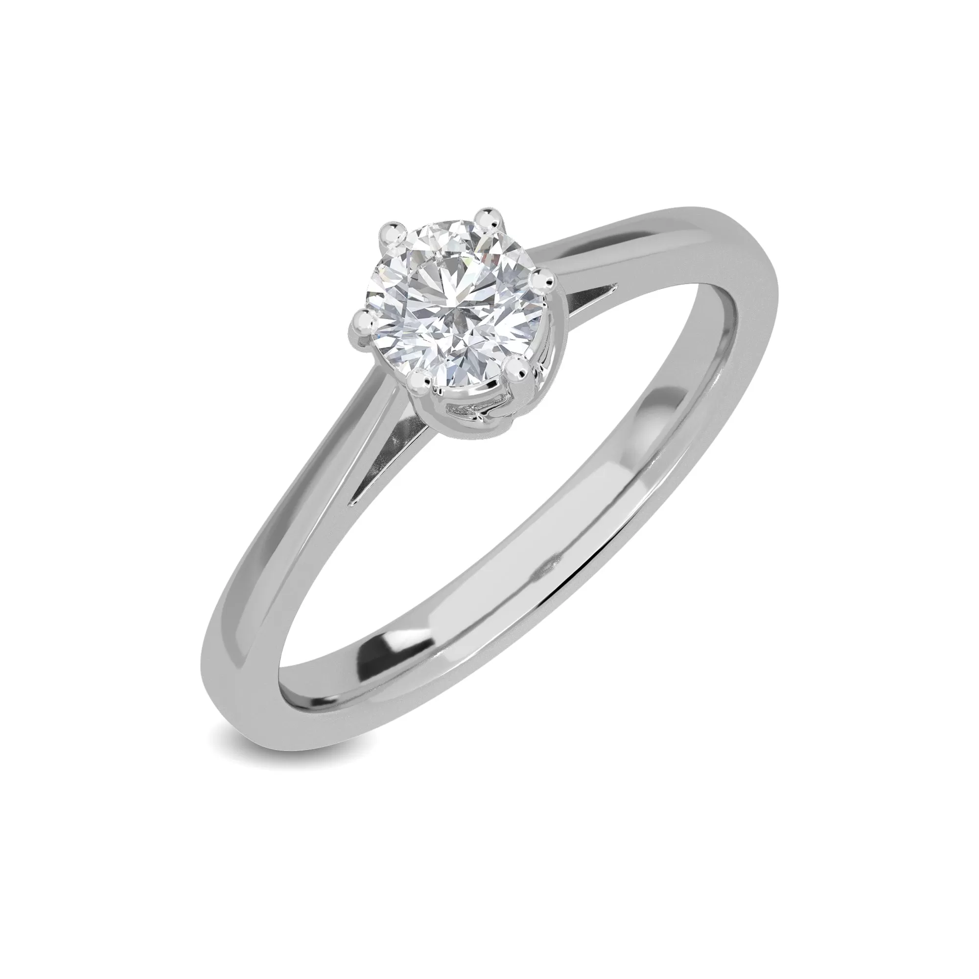 0.50 CT Amalie Solitaire Ring