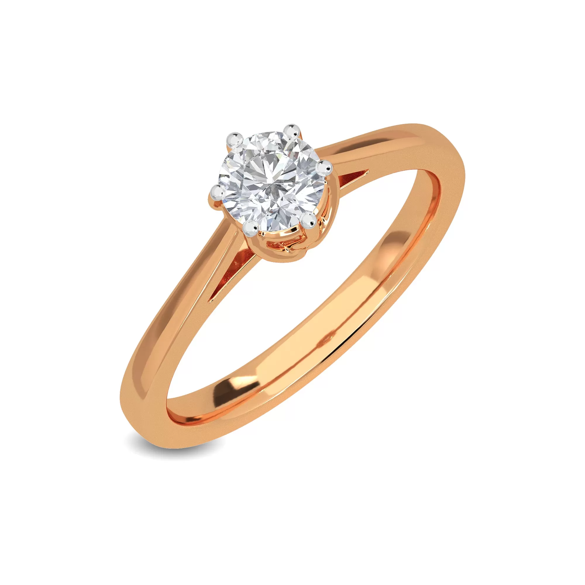 0.50 CT Amalie Solitaire Ring