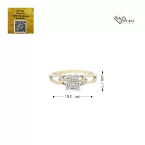 10K Gold 0.10 CTW Diamond Ladies Ring