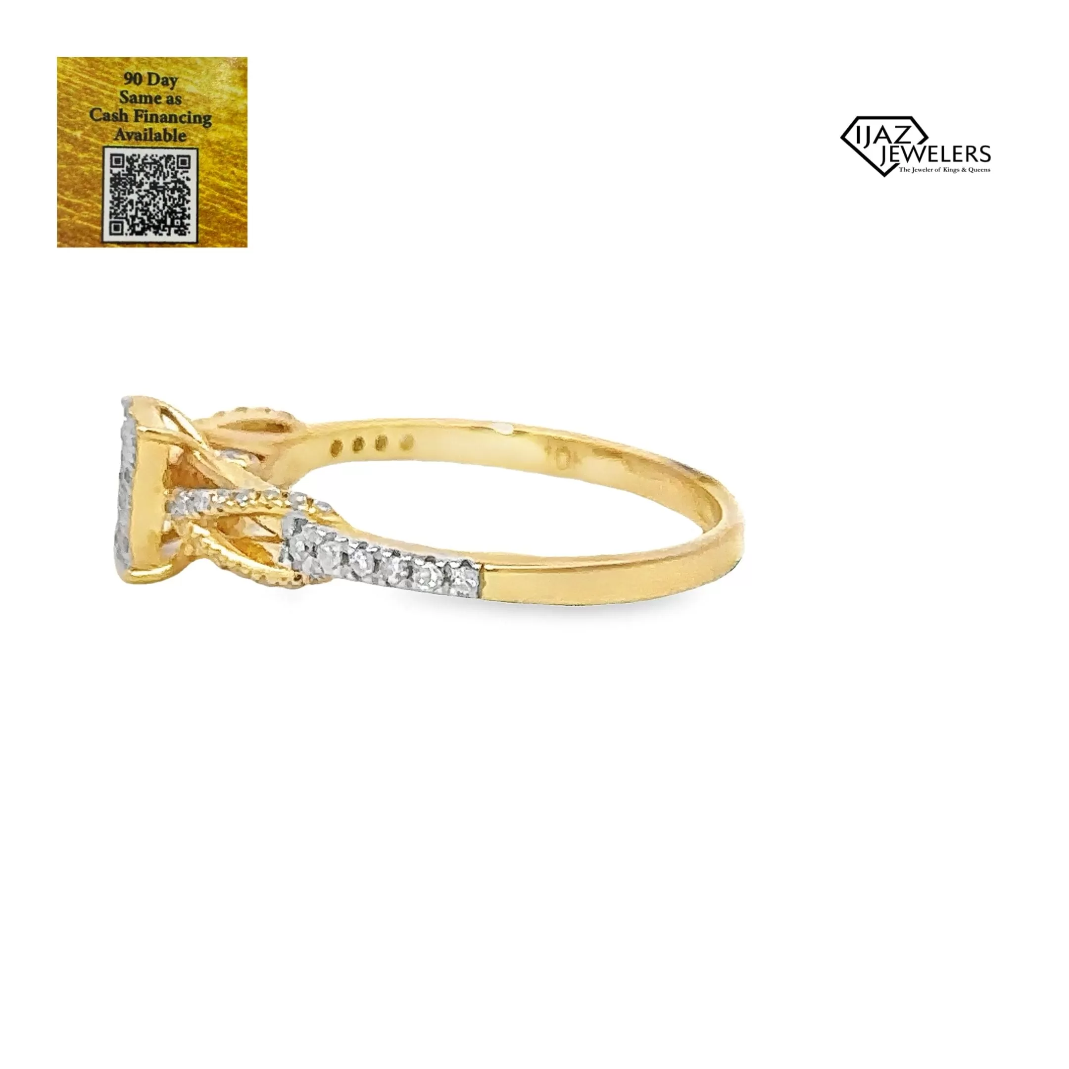 10K Gold 0.26 Diamond Ladies Ring