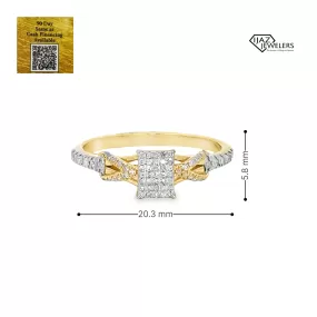 10K Gold 0.26 Diamond Ladies Ring