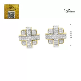 10K Gold 0.53 CTW Diamond Earrings