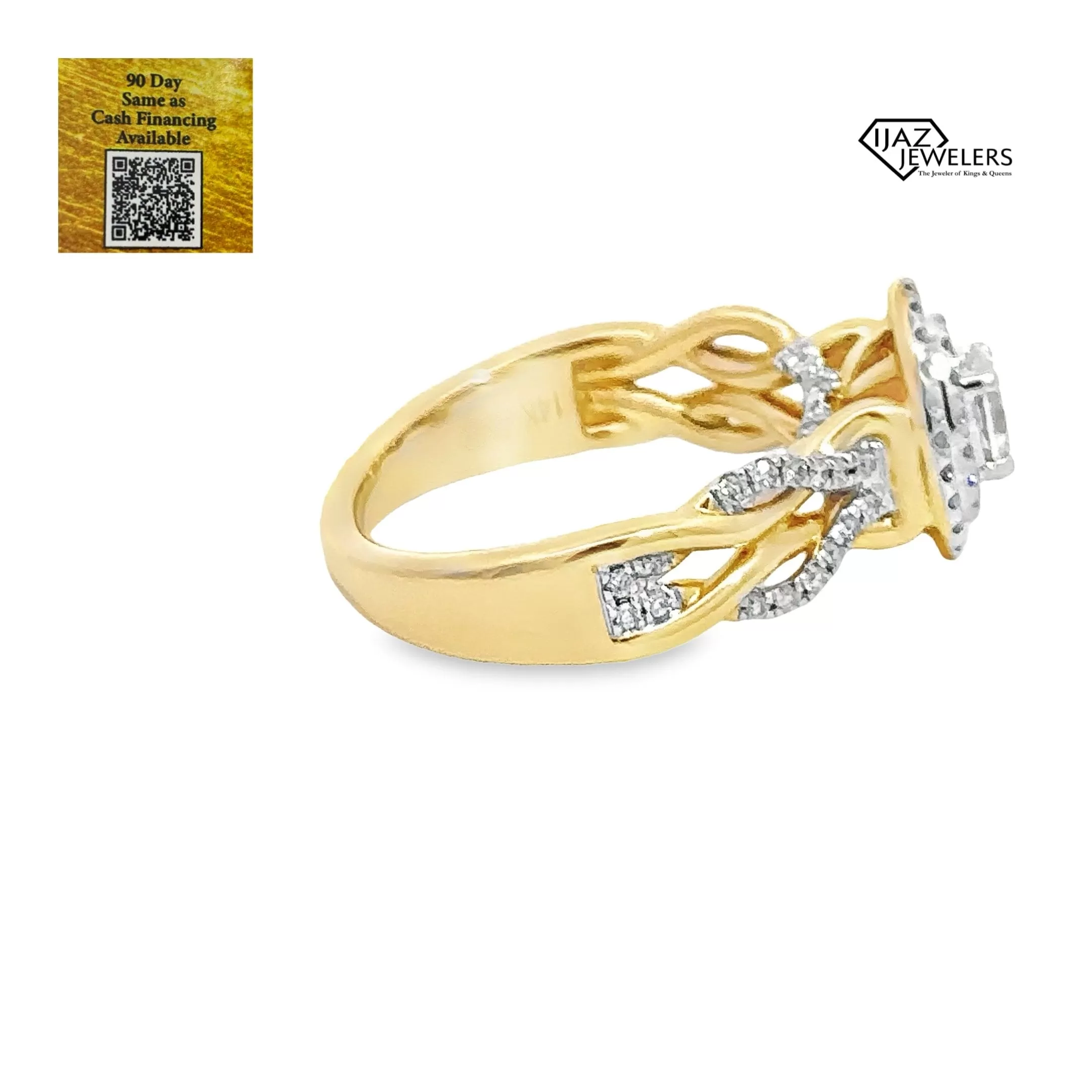 10K Gold 1.01 CTW Diamond Ladies Ring