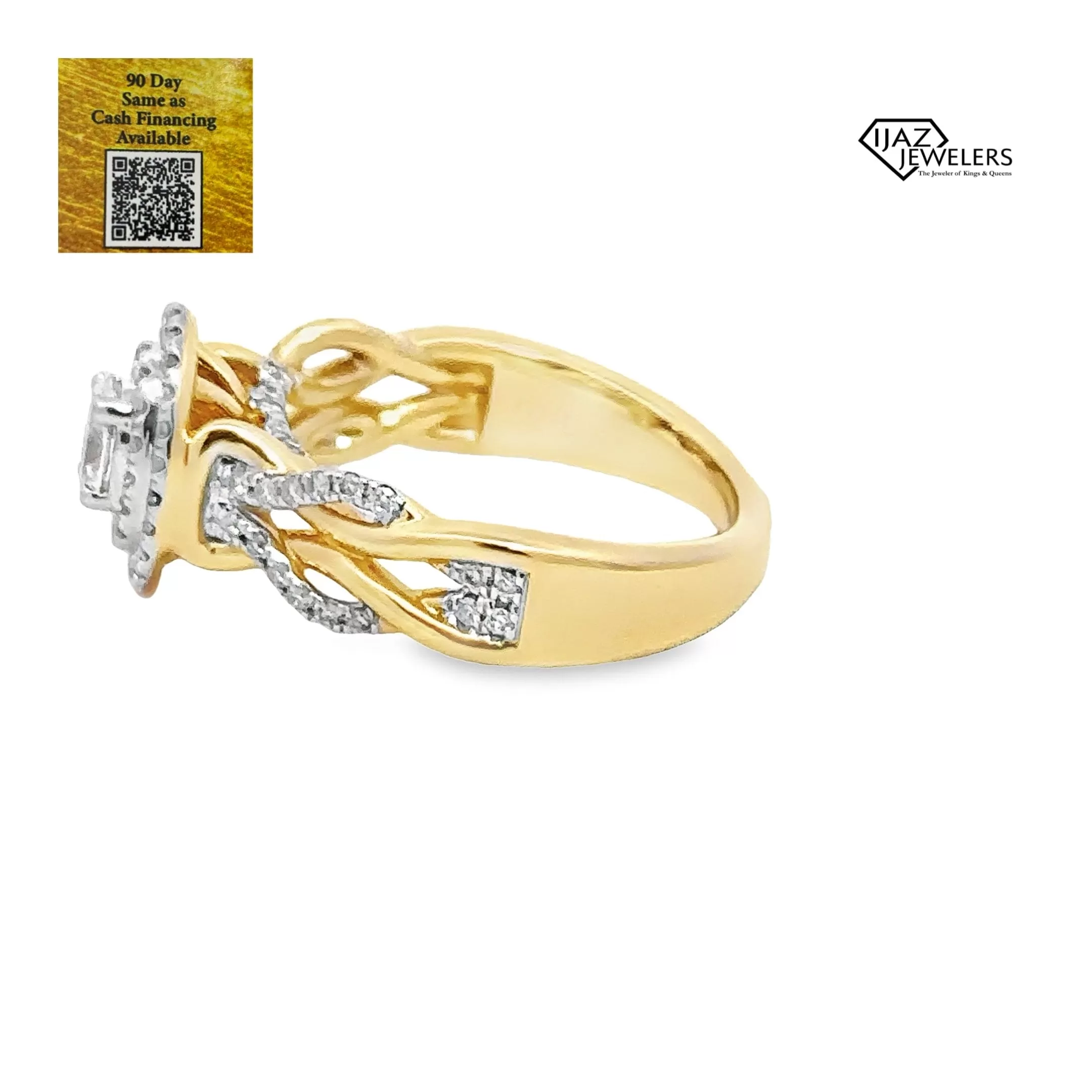 10K Gold 1.01 CTW Diamond Ladies Ring