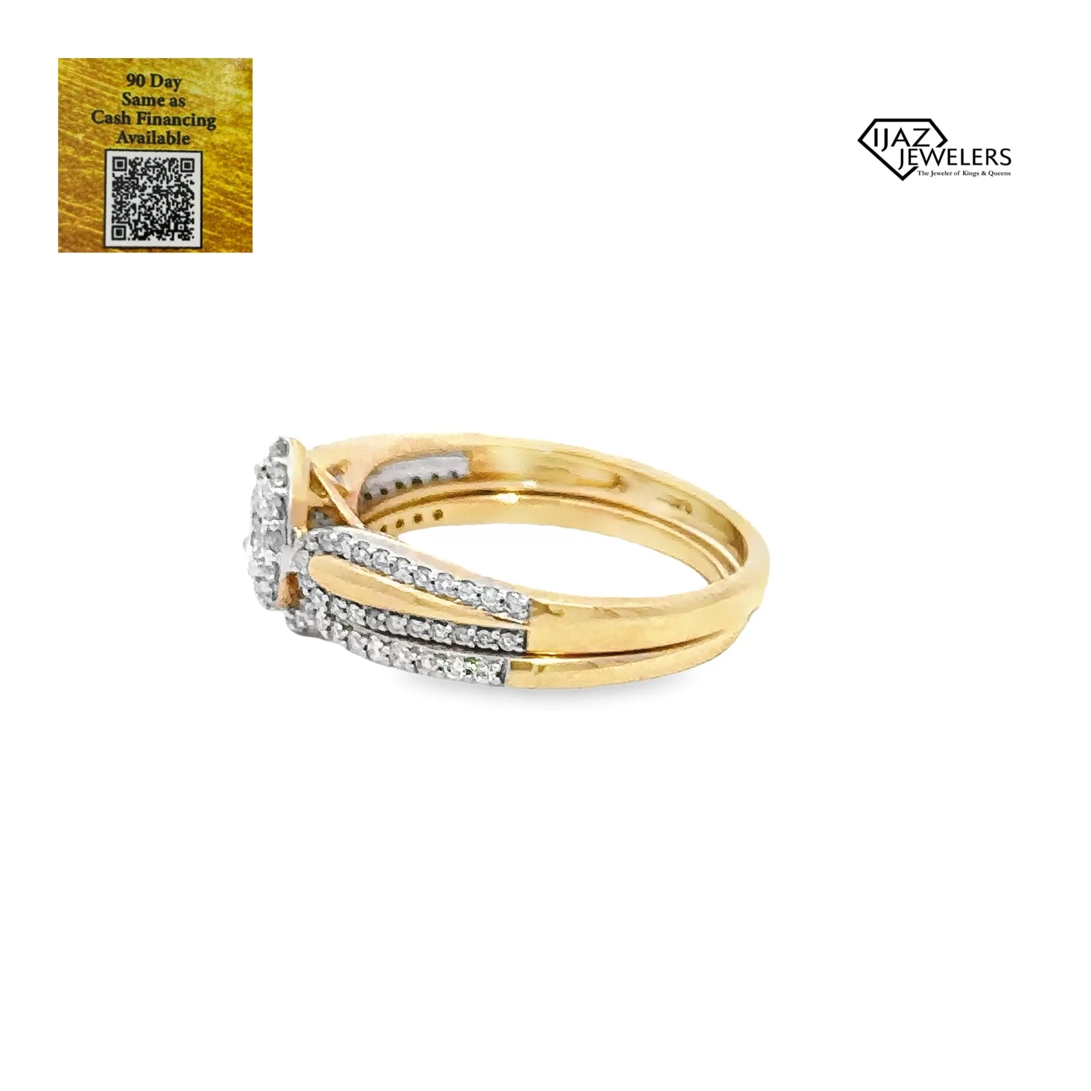 14K Gold 0.50 CTW Diamond Ladies Engagement Set