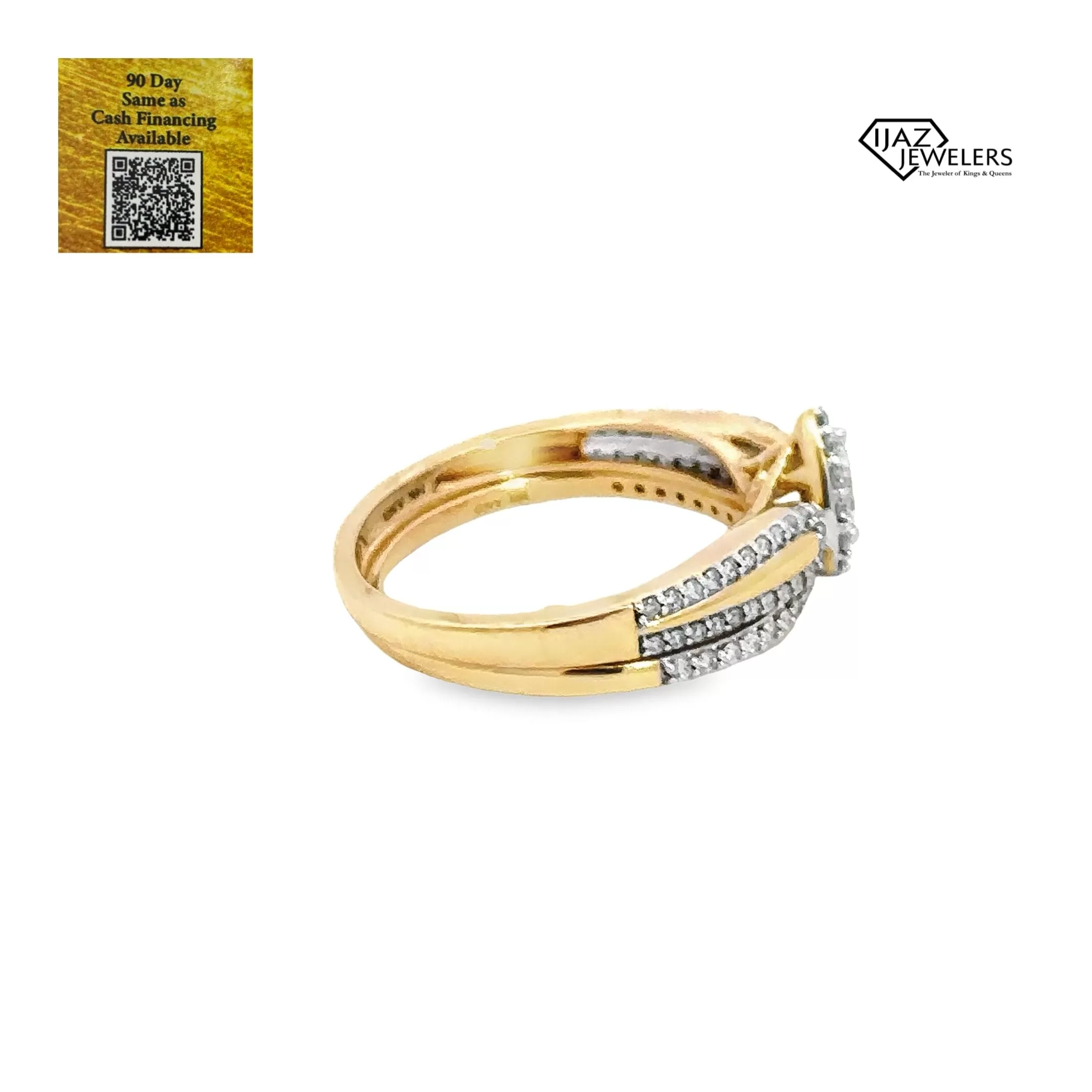 14K Gold 0.50 CTW Diamond Ladies Engagement Set