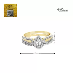 14K Gold 0.50 CTW Diamond Ladies Engagement Set