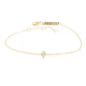 14k Itty Bitty Cactus Bracelet