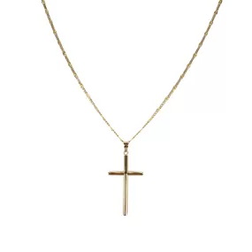 14kt Gold Cross with Chain