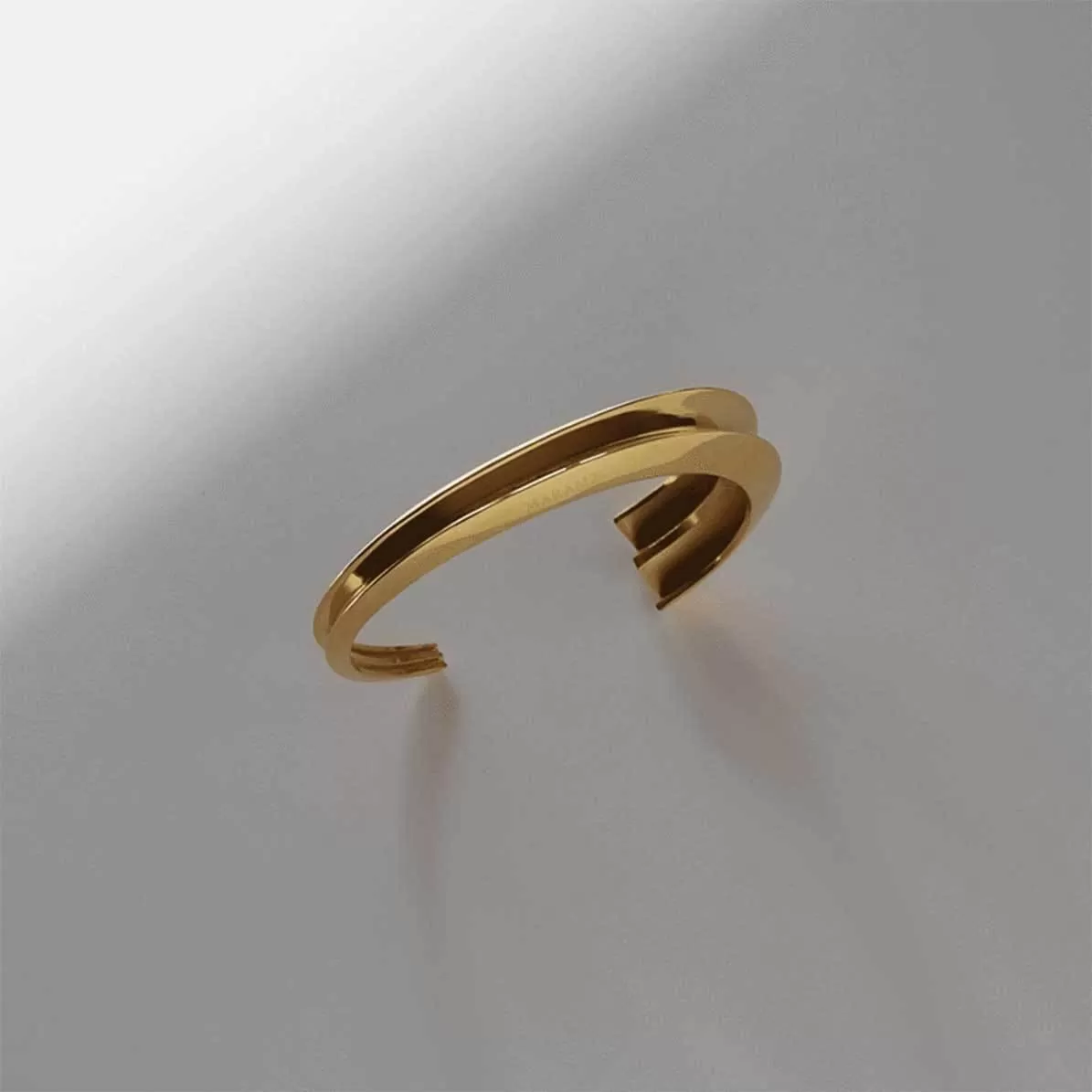 18k Gold-Plated Cuff Bracelet