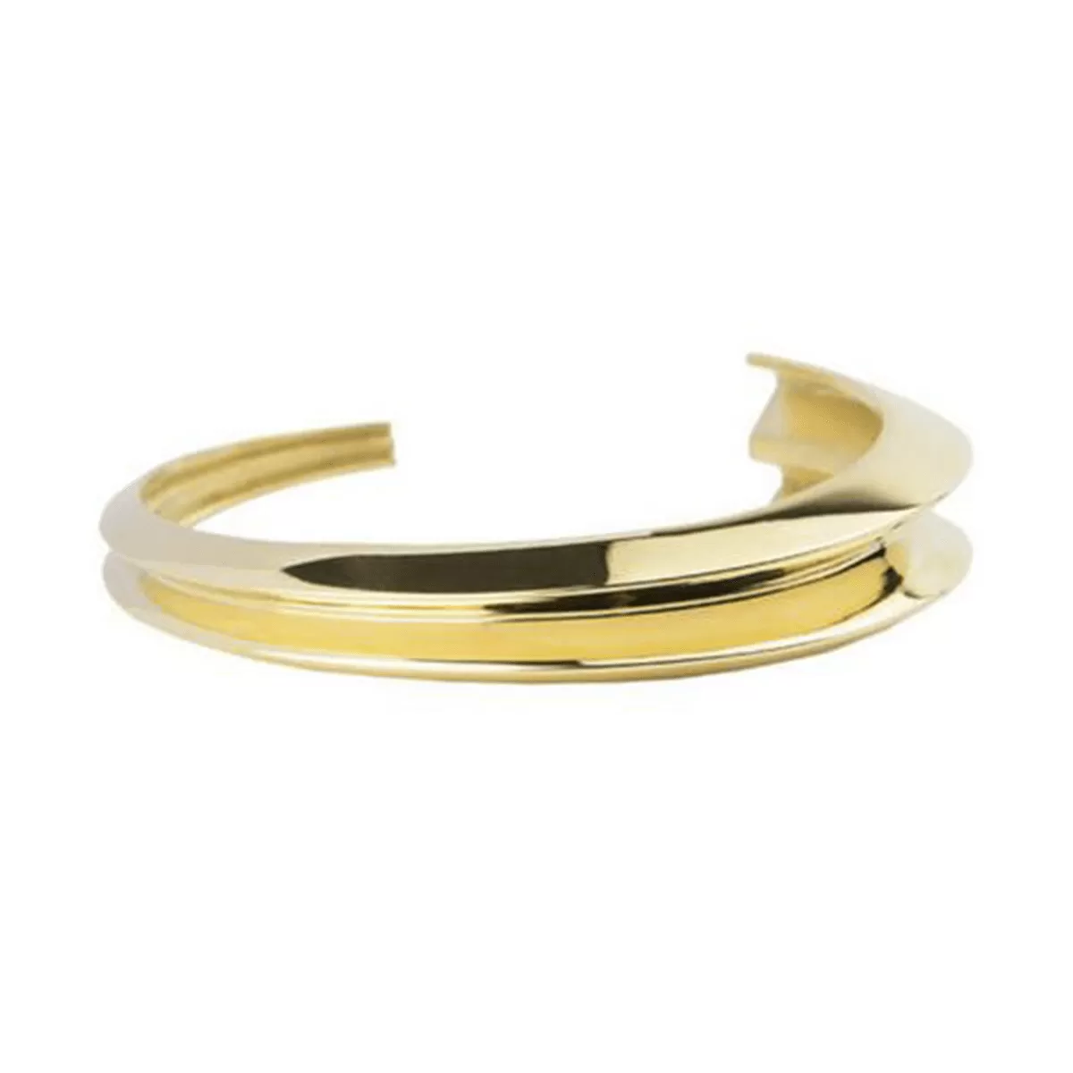 18k Gold-Plated Cuff Bracelet