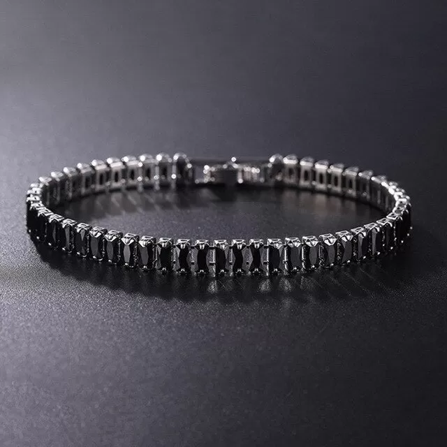 4mm Cubic Zirconia Iced Out Chain Tennis Bracelet