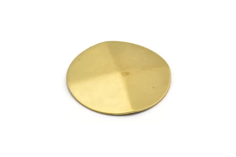 6 Raw Brass Pyramid Blank (35x0.80mm) A0873