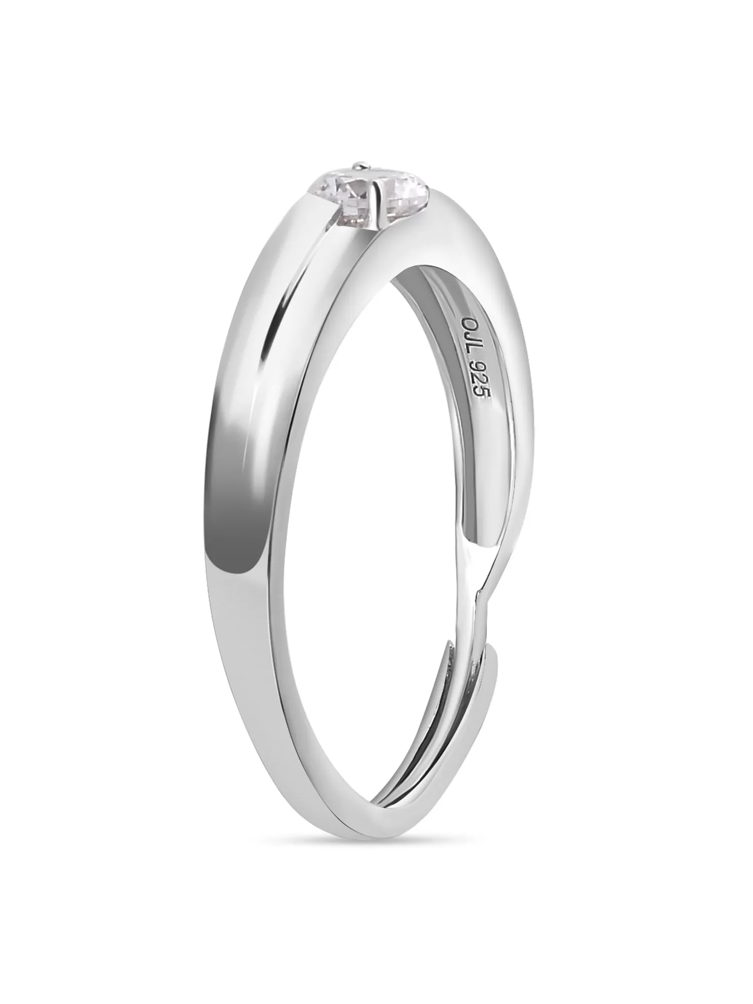 Adjustable Solitaire Band Ring For Men