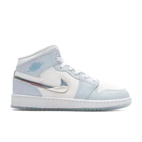 Air Jordan 1 Mid SE (GS) - Blue Tint/Ice Blue/Summit White