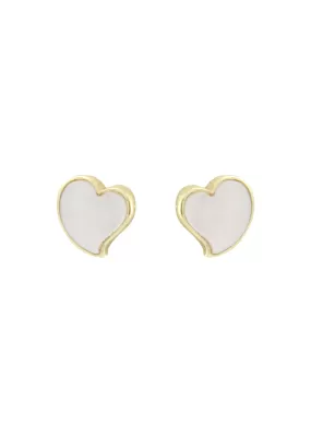 Alora Heart Stud Earrings