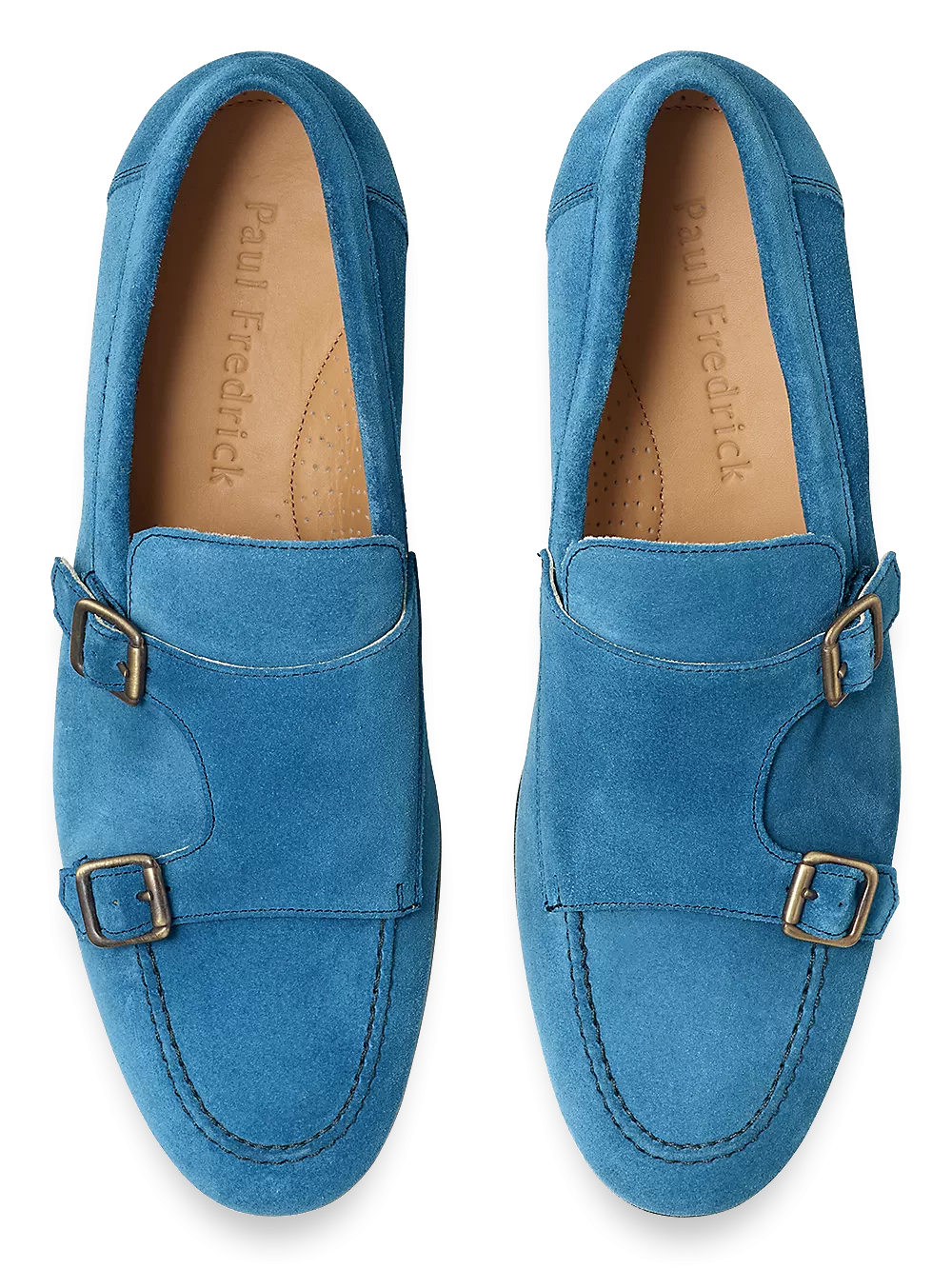 Amos Monk Strap Loafer - Ocean Blue