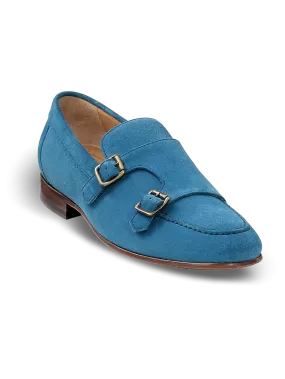 Amos Monk Strap Loafer - Ocean Blue