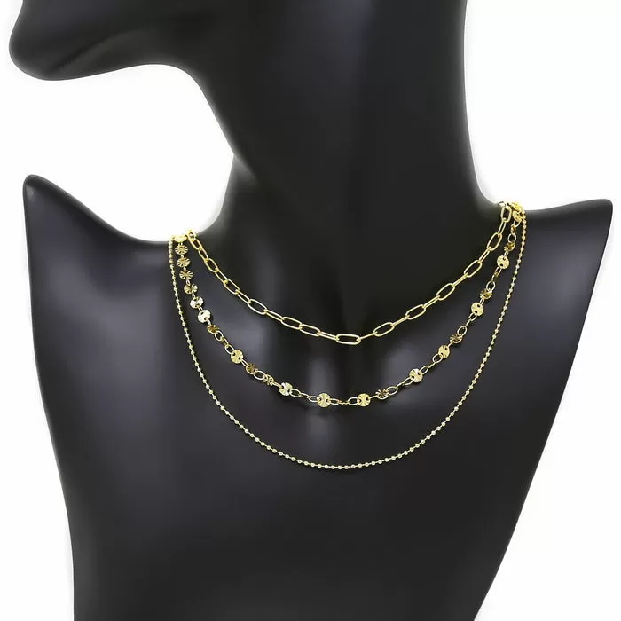 Assorted Chain Layered Necklace