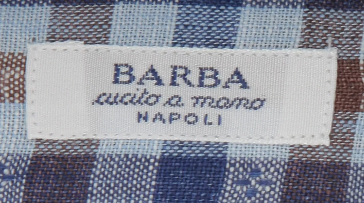 Barba Napoli Blue Shirt - Slim