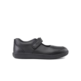 Bobux Kid  Quest Black School Shoe