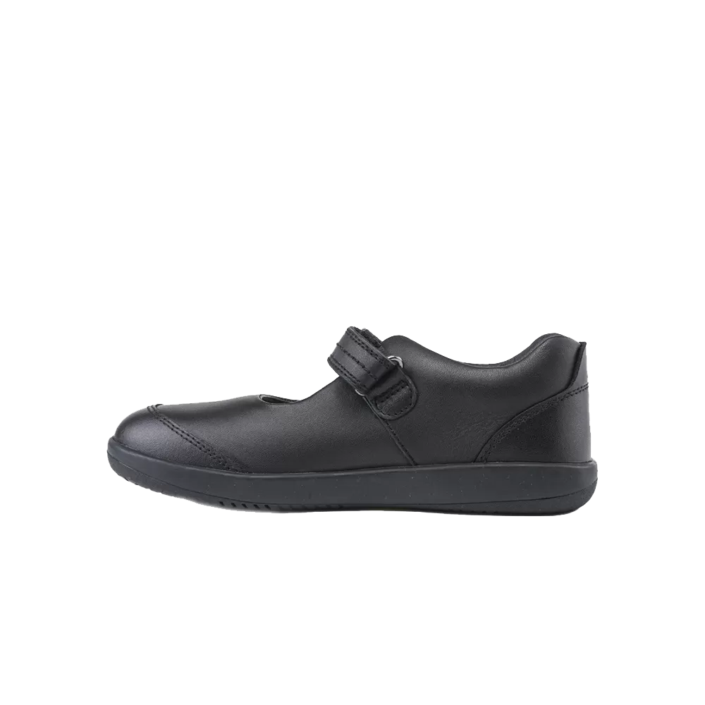 Bobux Kid  Quest Black School Shoe