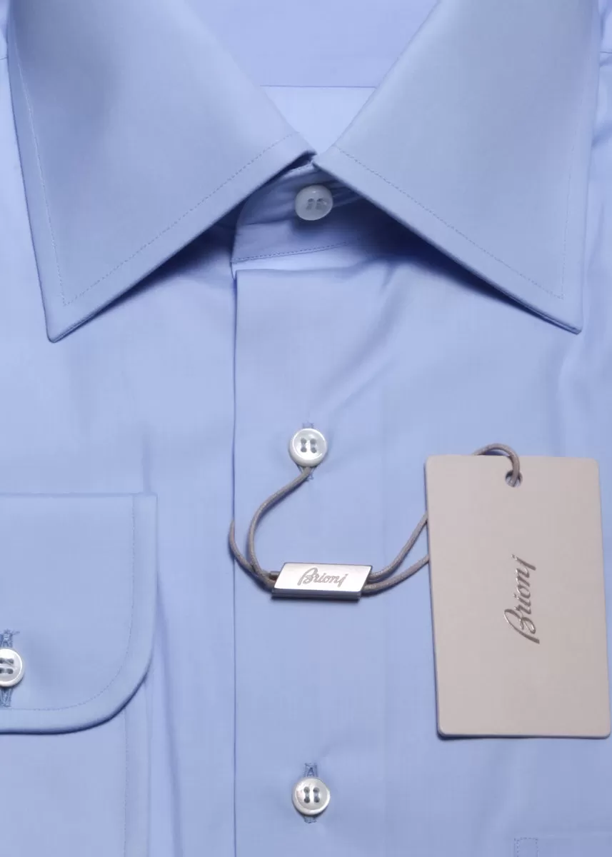 Brioni Light Blue Shirt - Slim