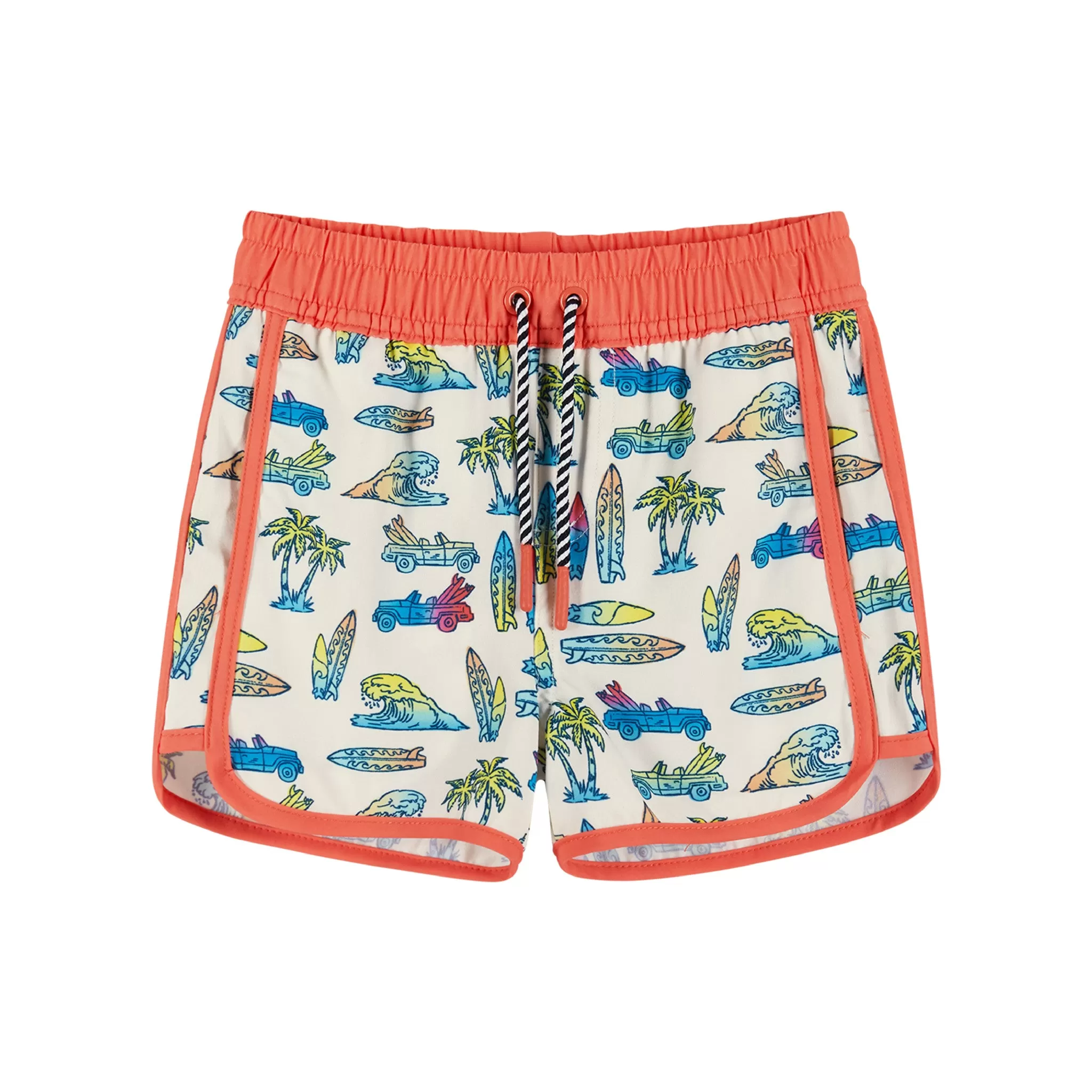 Car & Surfboard Print Boardshort