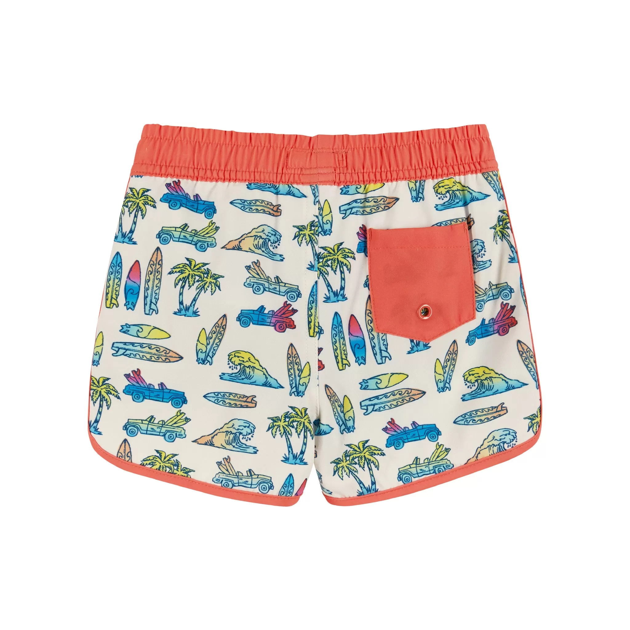 Car & Surfboard Print Boardshort