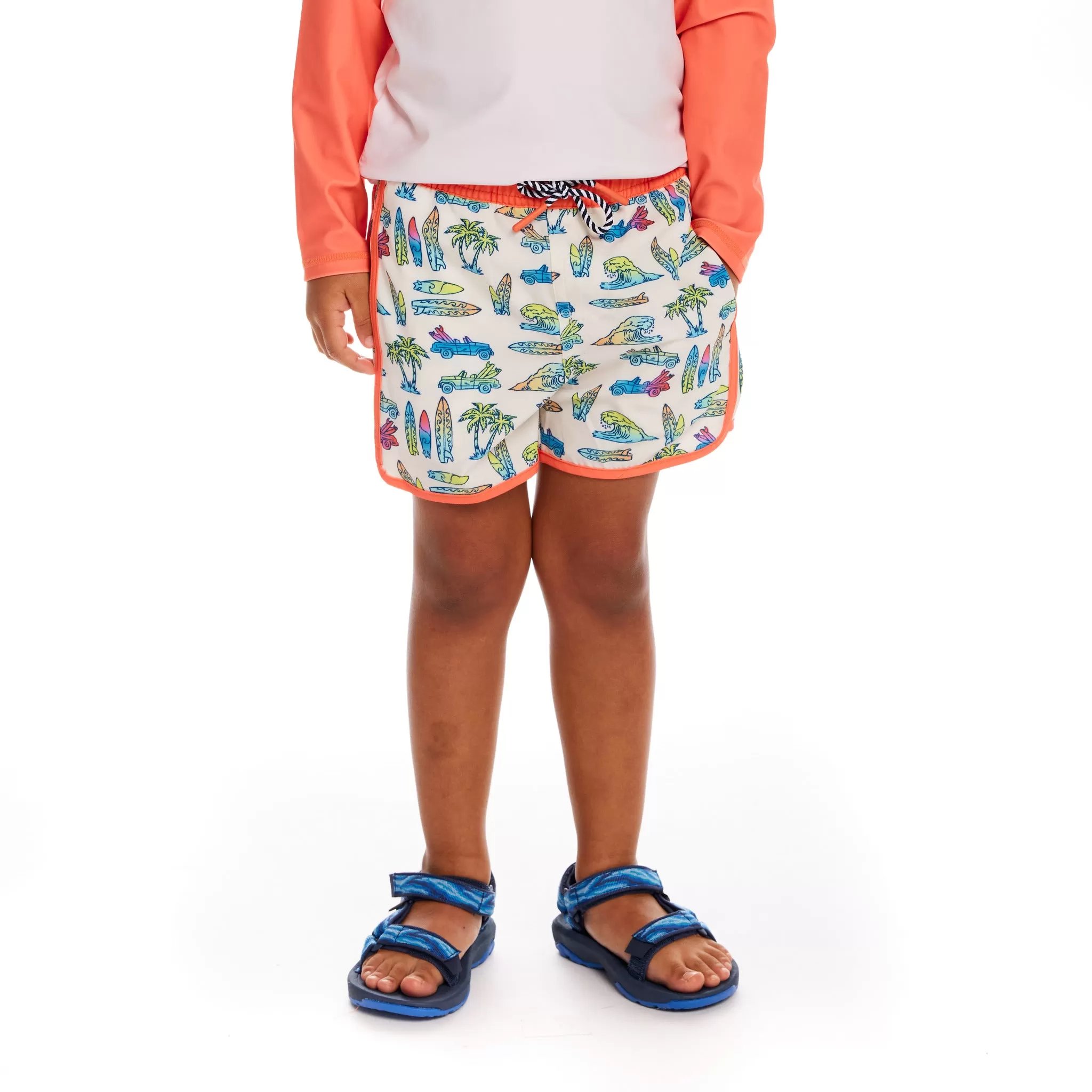 Car & Surfboard Print Boardshort