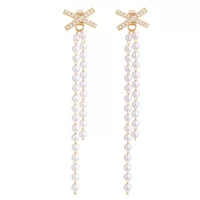 Chain Pearl Earrings for Women