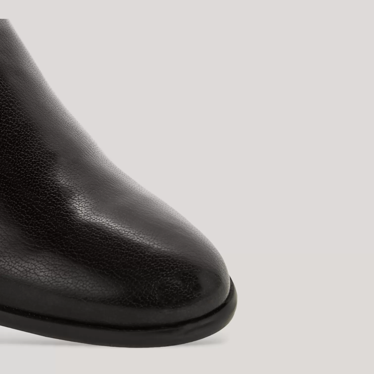 CHARLI | Black Vegan Capretto - Ankle Boot