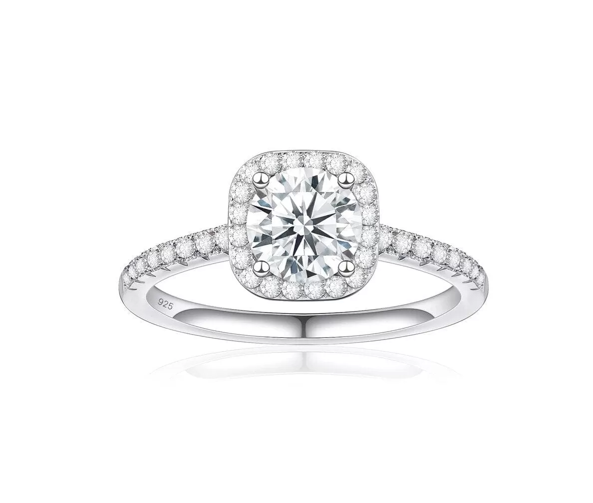 Classic Moissanite Engagement Ring