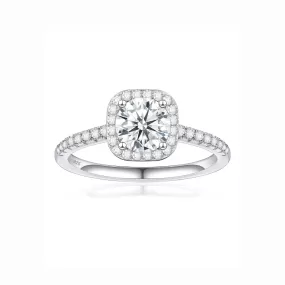 Classic Moissanite Engagement Ring