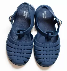 Classical Jelly Sandals Navy Blue