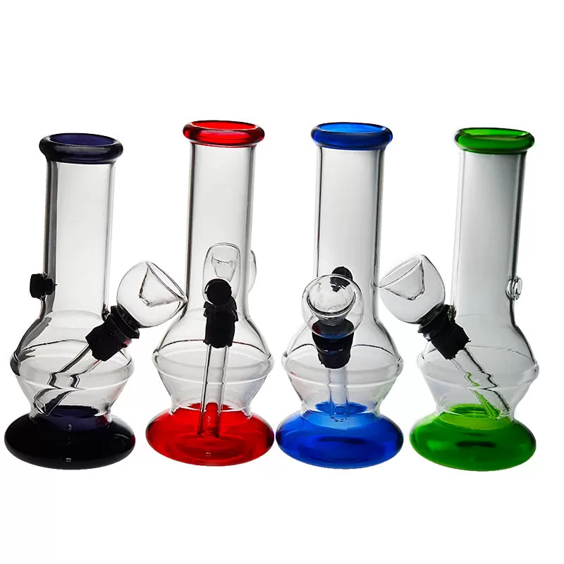 Compact glass bong