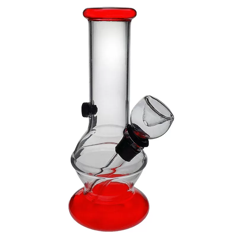 Compact glass bong