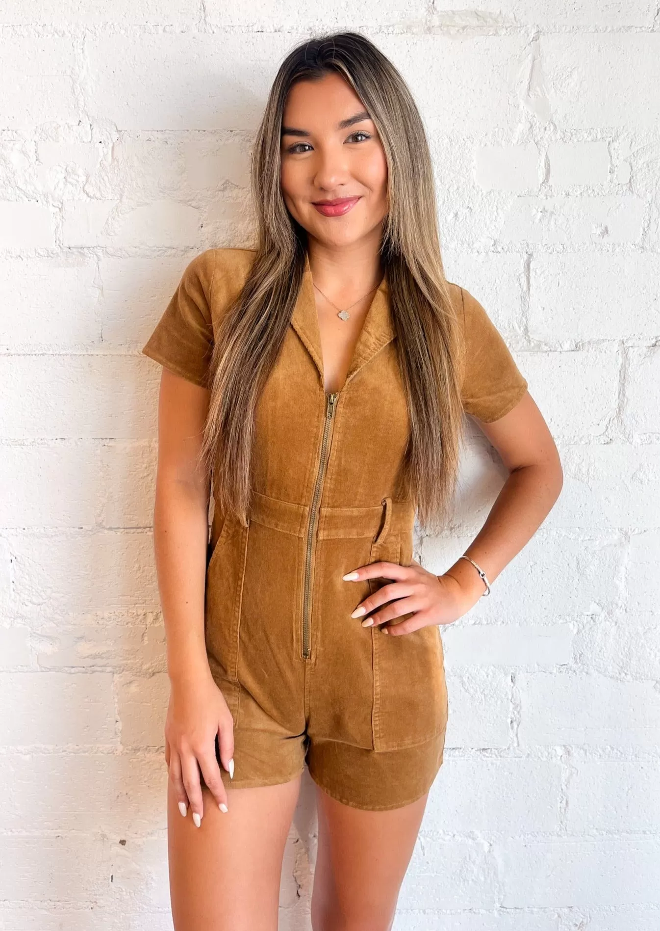 Corduroy Cutie Romper