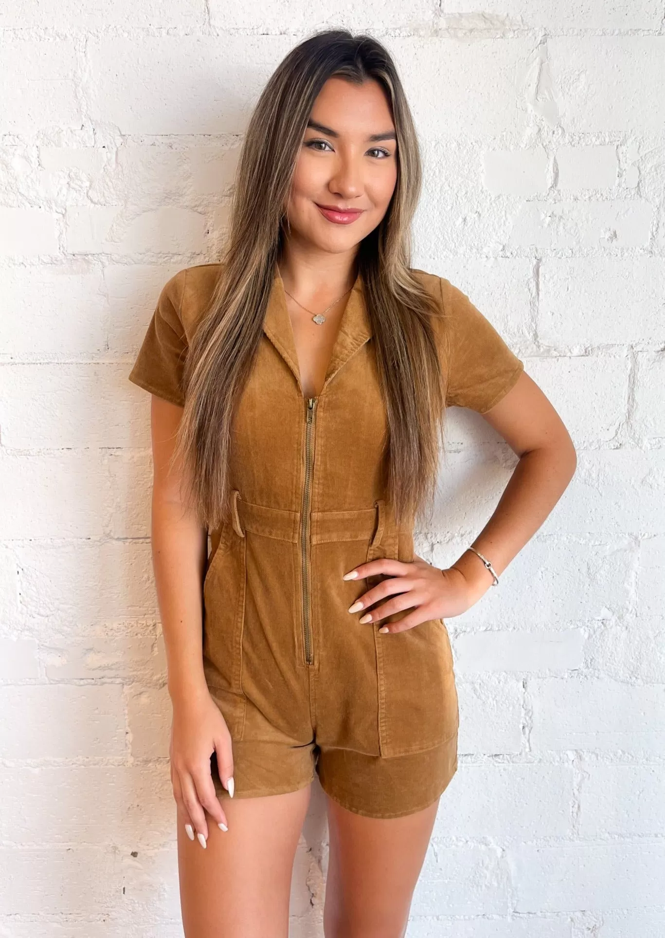 Corduroy Cutie Romper