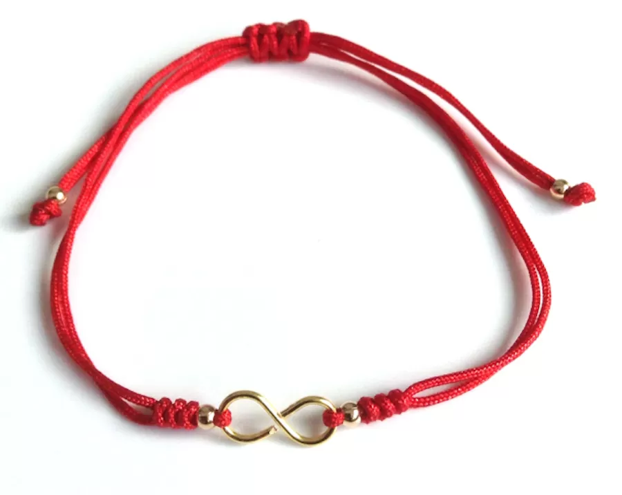 Couples Bracelet Red String Infinity Symbol - Set of 2 Bracelets