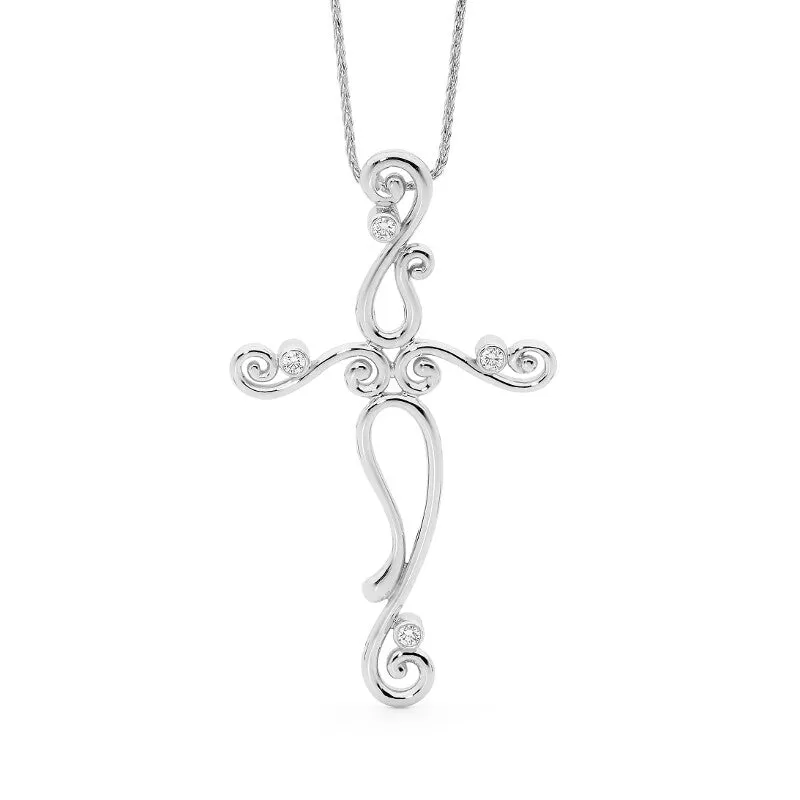 Diamond Cross Pendant