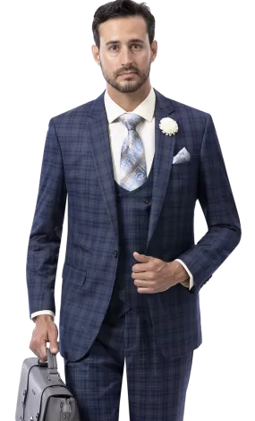 EJ Samuel Blue Suit M2780