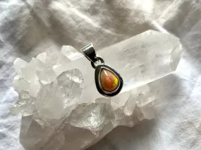 Ethiopian Welo Opal Ansley Pendant - XSmall Teardrop