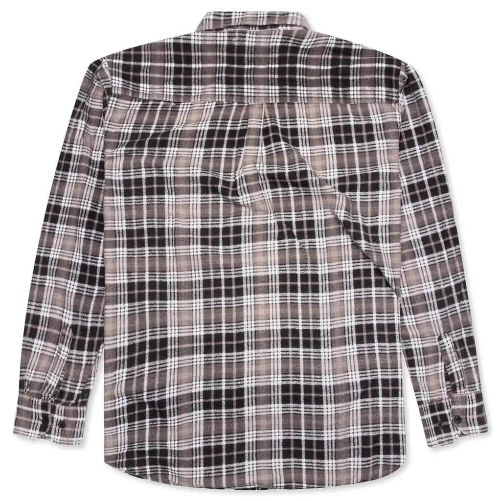 Flannel Shirt Ribbon Shirt - Assorted