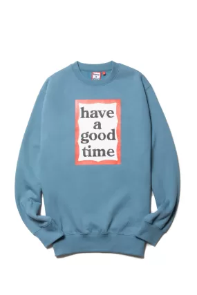 FRAME CREWNECK FL FOGGY BLUE