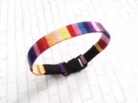 Gay Pride Bracelet - Fabric Rainbow Bracelet - Flag lgbt Gifts