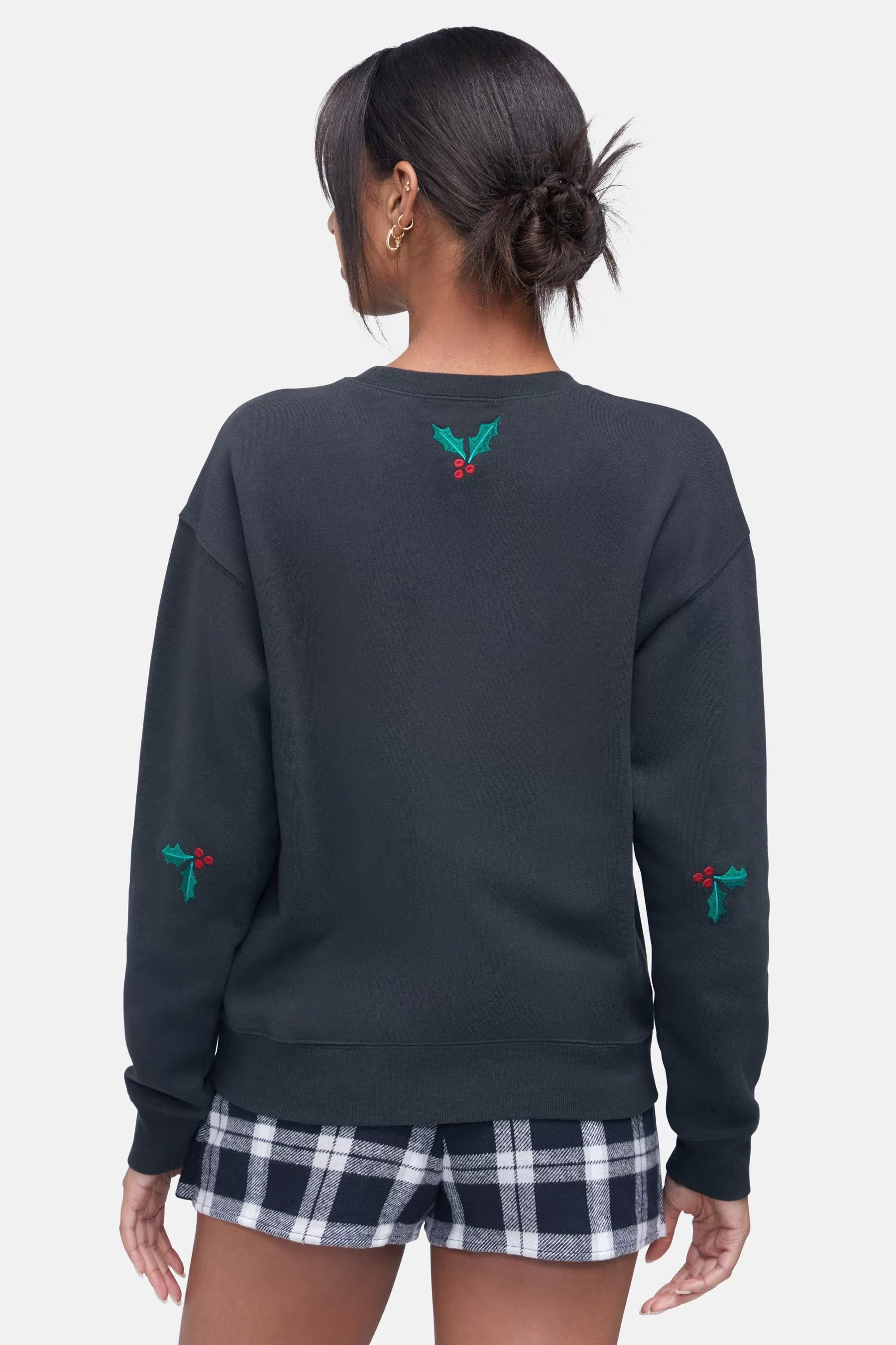 Happy Holiday Cody Sweatshirt | Pirate Black