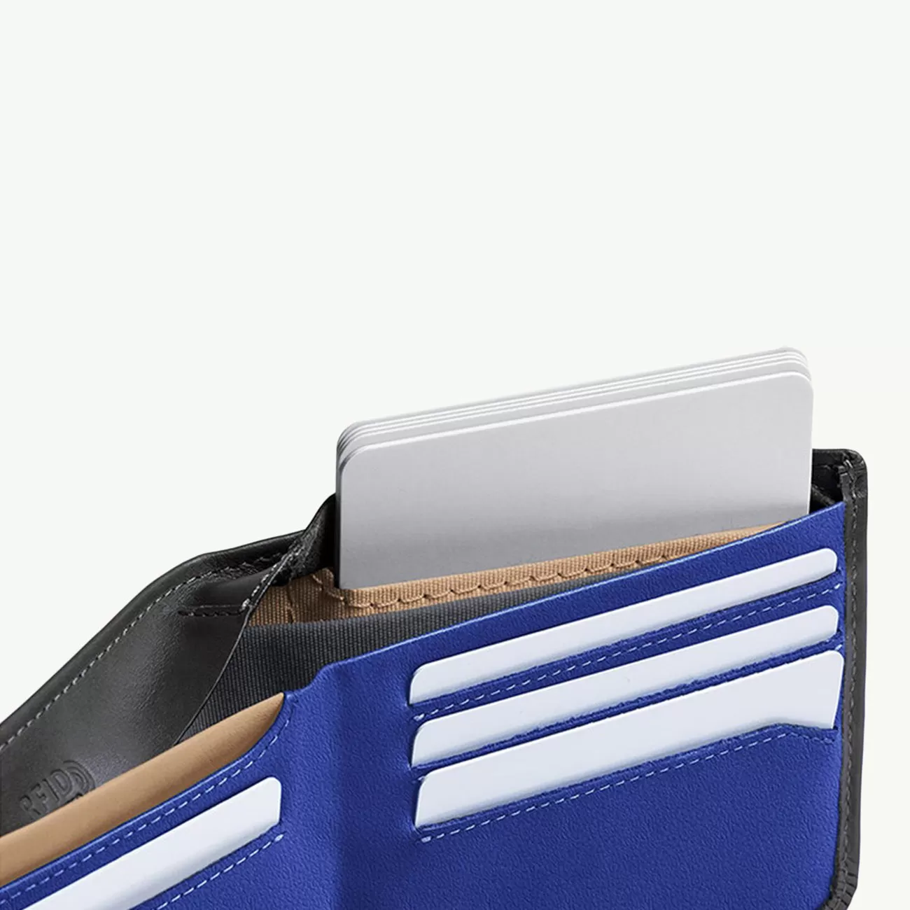 Hide & Seek HI Wallet RFID - Charcoal/Cobalt