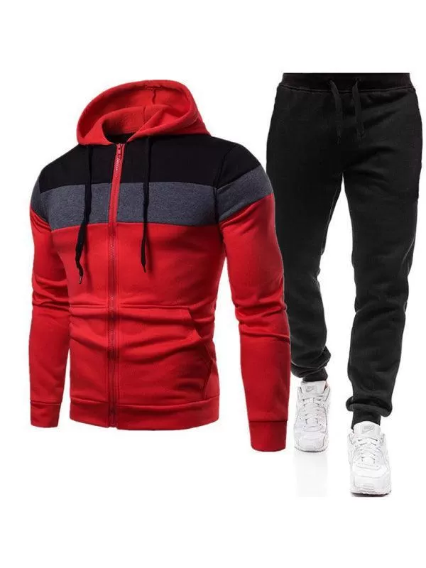 Hooded Sweatshirt Men Tracksuit