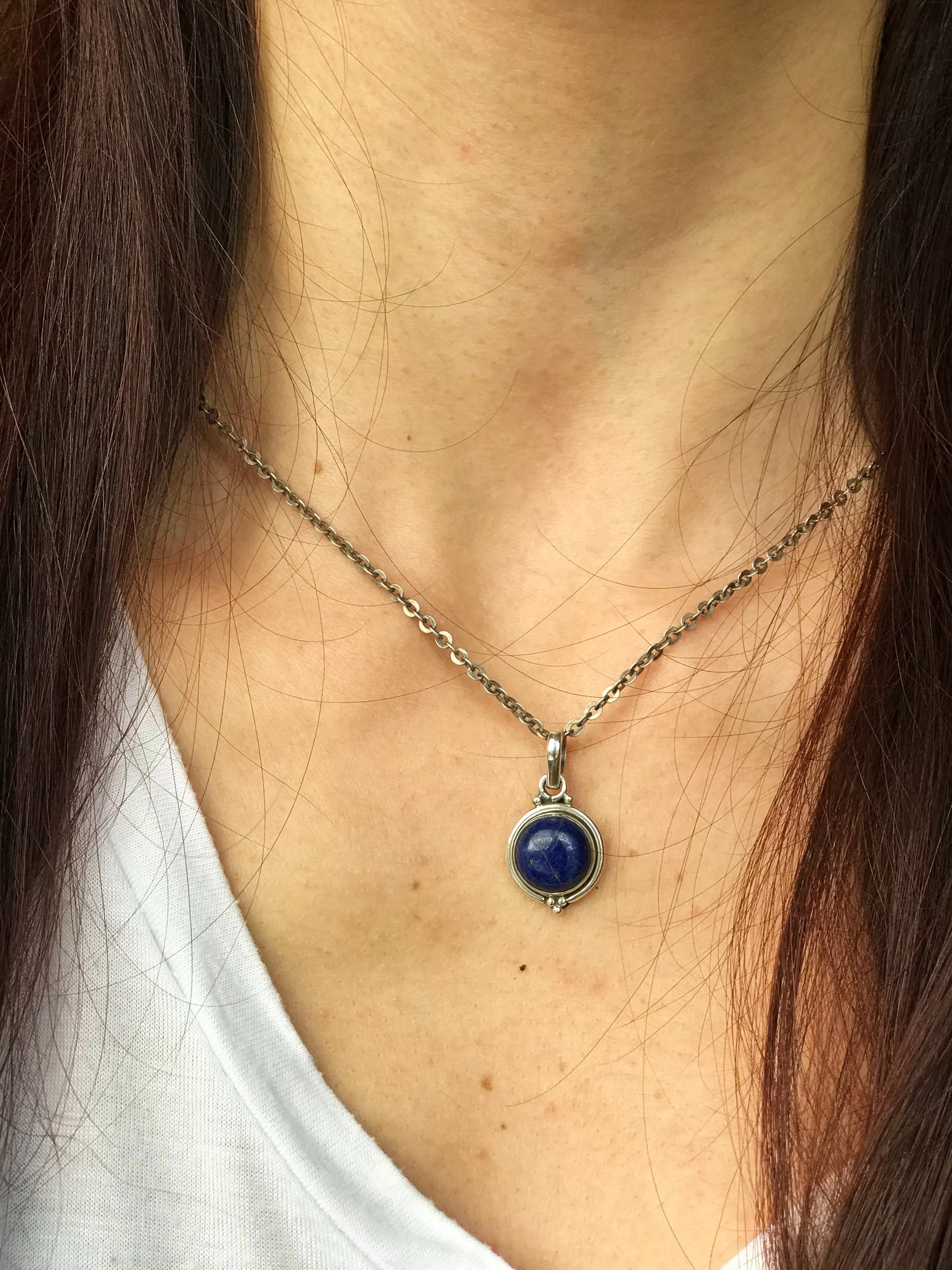 Lapis Lazuli Ari Dot Pendant